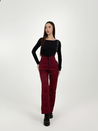 Брюки горнолыжные женские оттенок Бордо